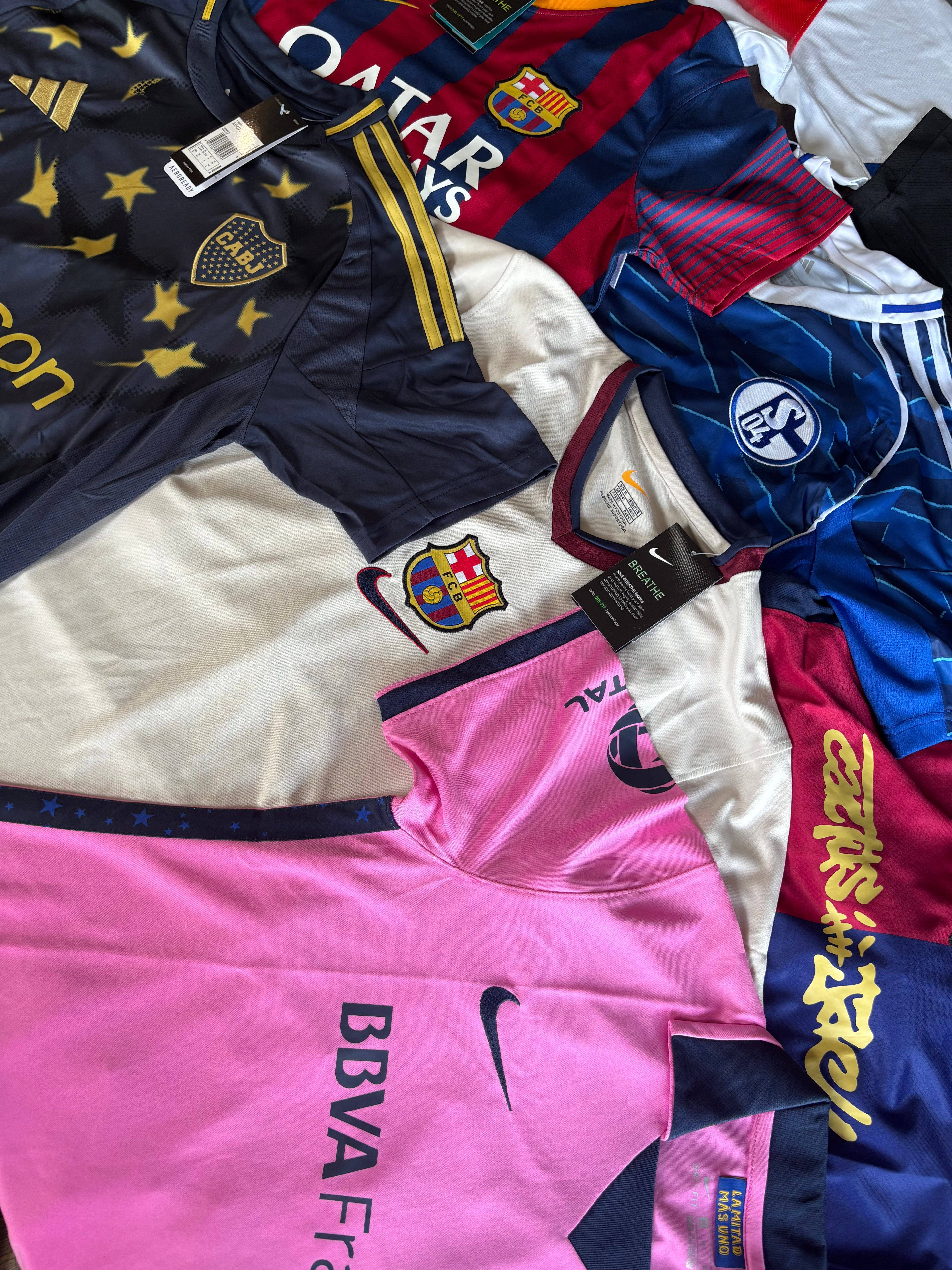 3 MYSTERY FOOTBALL SHIRTS - 2026/27 season        * Read description *