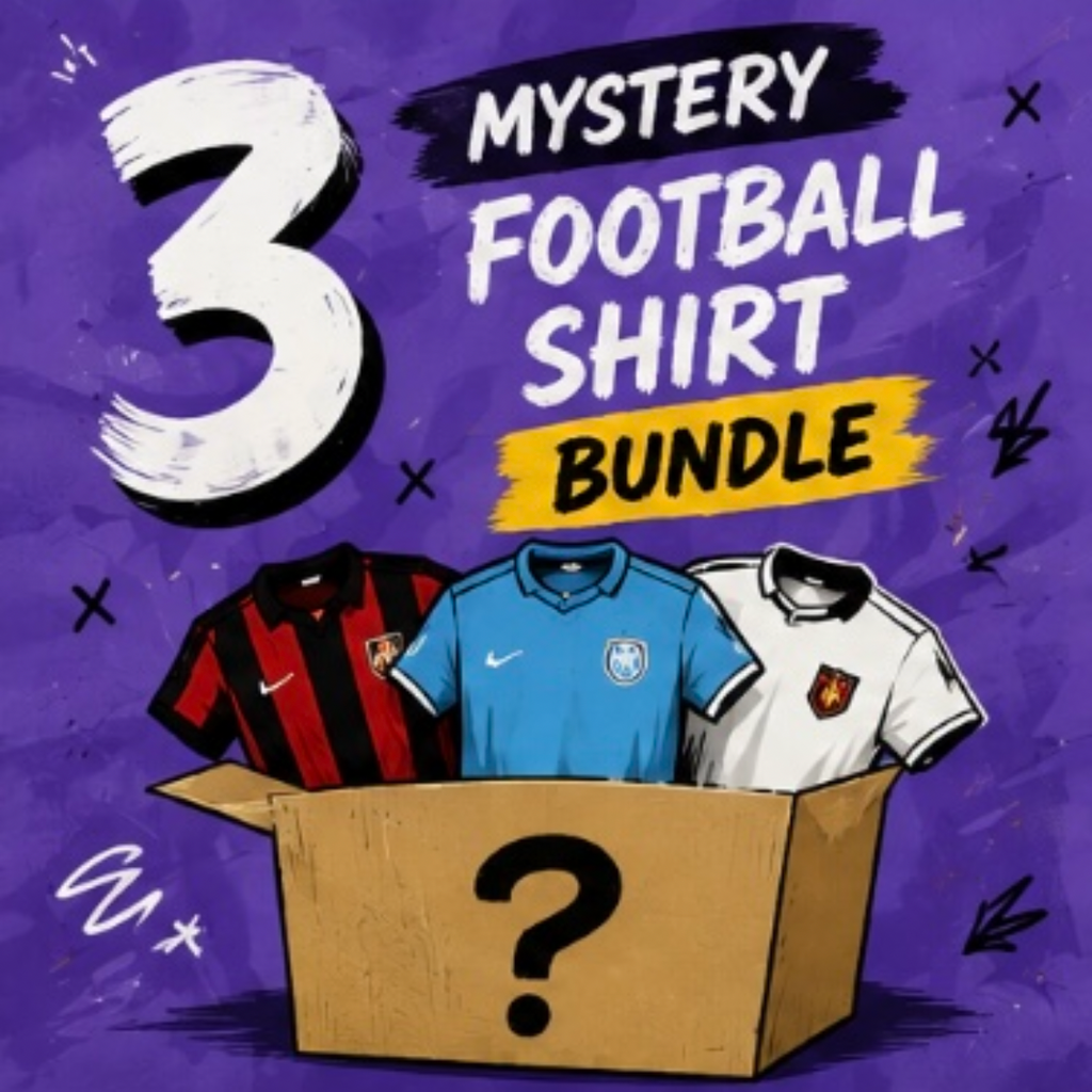 3 MYSTERY FOOTBALL SHIRTS - 2026/27 season        * Read description *