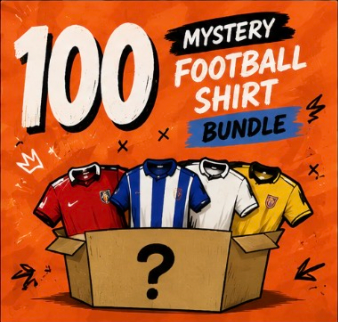 100 MYSTERY FOOTBALL SHIRTS - 2026/27 season * Read description *